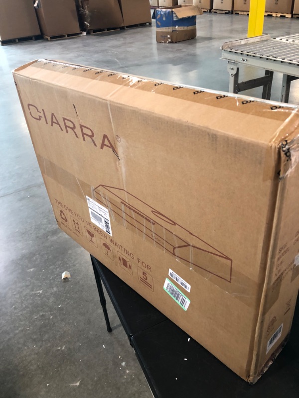 Photo 1 of CIARRA Under Cabinet Range Hood 30 inch Vent Hood for Kitchen with 3 Speed Exhaust Fan, Ducted and Ductless Convertible, Stainless Steel
