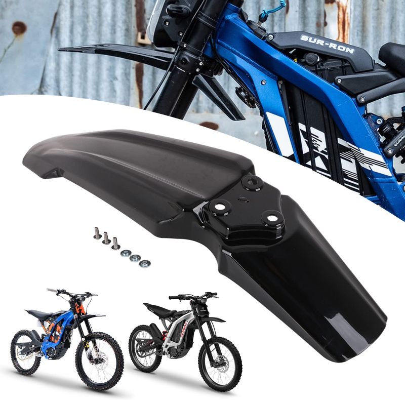 Photo 1 of  Front Fender ABS Plastic Motorcycle Front Fender for Electric Bike Black
