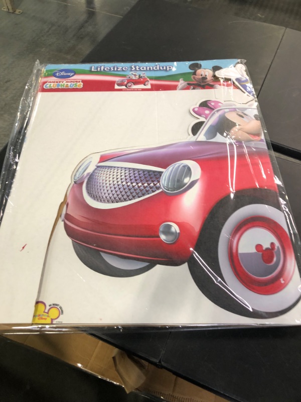 Photo 2 of Advanced Graphics Mickey Mouse Car Ride Life Size Cardboard Cutout Standup - Disney's Mickey Mouse Clubhouse Mickey Car Ride