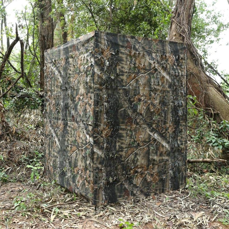 Photo 1 of AUSCAMOTEK Ground Blind 5×10 Feet Turkey Duck Deer Blinds Hunting Camouflage Height Adjustable
