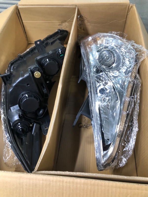 Photo 3 of WFLNHB Headlights Replacement for 2011-2014 Hyundai Sonata Projector Headlights Pair Left+Right Side (Passenger Driver Side)