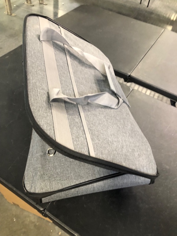 Photo 1 of Cat Dog Carrier, Rolling Dog Carrier with Wheels, Cat Carrier with Wheels for Large Cats Small Dogs up to 32 lbs, Big Cat and Dog Wheels, Foldable and Breathable Ideal for Travel and Vet Appointments