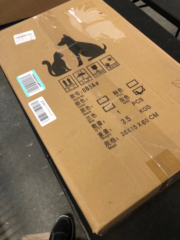 Photo 1 of Cat Dog Carrier, Rolling Dog Carrier with Wheels, Cat Carrier with Wheels for Large Cats Small Dogs up to 32 lbs, Big Cat and Dog Wheels, Foldable and Breathable Ideal for Travel and Vet Appointments