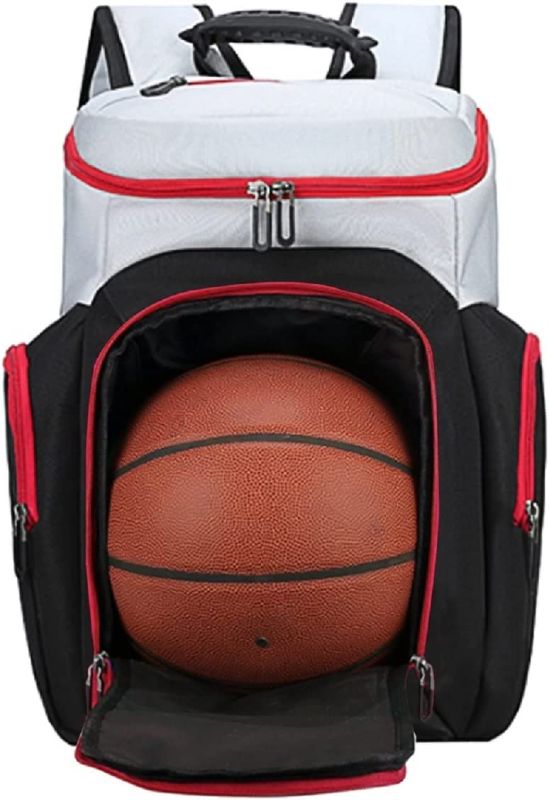 Photo 1 of Youth Football Bag, Boys and Girls Football Backpacks Basketball Volleyball Football Bags,Separate Shoes Compartment High- All Sports Bag Gym
