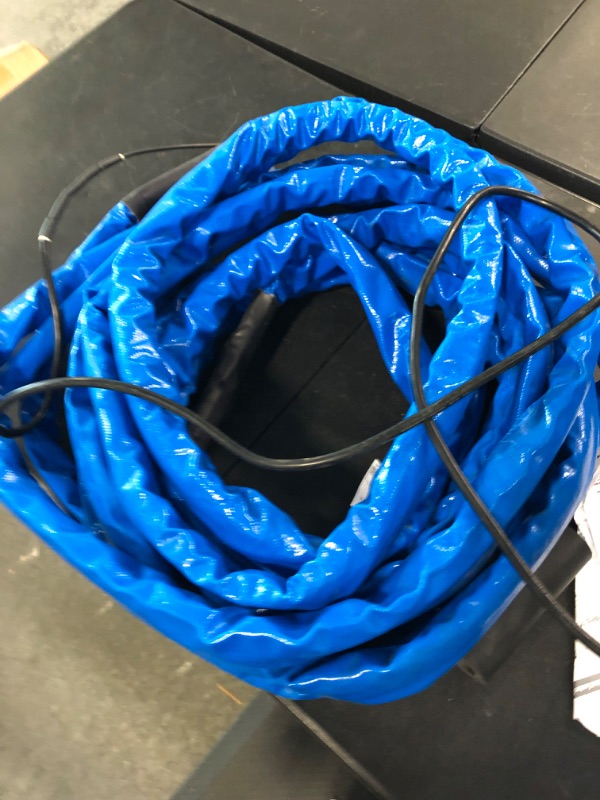 Photo 2 of Camco Heated Drinking Water Hose, - 20° F, 50-Foot, 5/8-Inch ID (22912-A) 50' Cold Weather (Freeze Protection to - 20?F) Frustration-Free Packaging