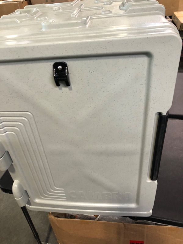 Photo 1 of Cambro UPCS400480 Ultra Camcarrier S-Series Speckled Gray Pan Carrier Case of 1