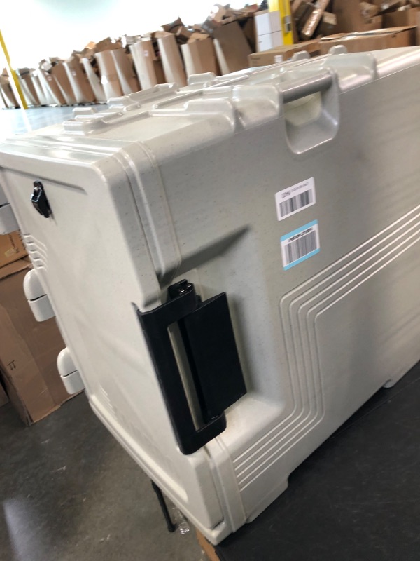 Photo 1 of Cambro UPCS400480 Ultra Camcarrier S-Series Speckled Gray Pan Carrier Case of 1