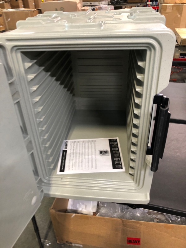 Photo 1 of Cambro UPCS400480 Ultra Camcarrier S-Series Speckled Gray Pan Carrier Case of 1