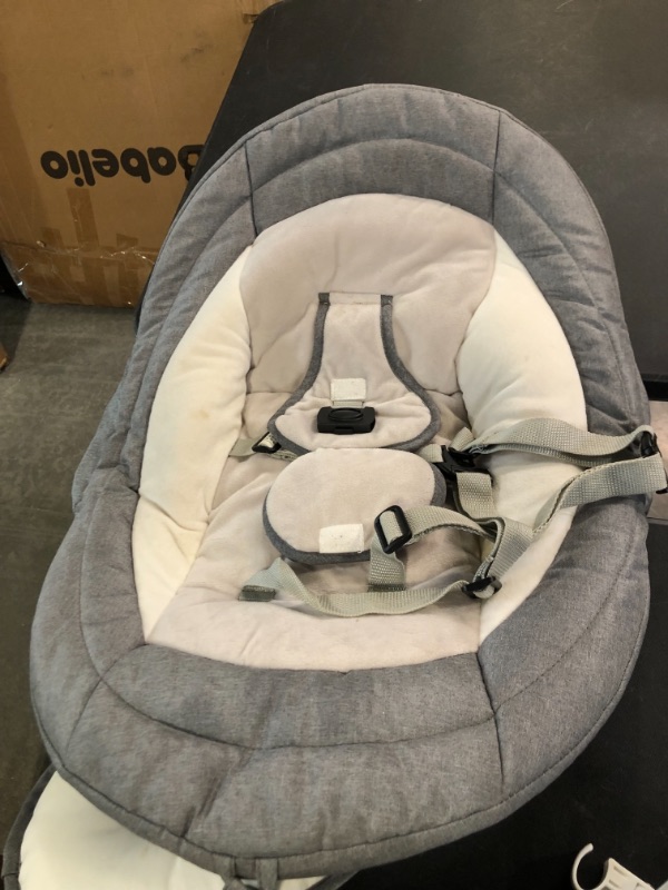 Photo 1 of NAPEI Baby Swing for Infants to Toddler,Electric Portable Baby Swing and Bouncer,10 Music,5 Speed,3 Seat Position,Baby Rocker for Baby 0-9 Month
