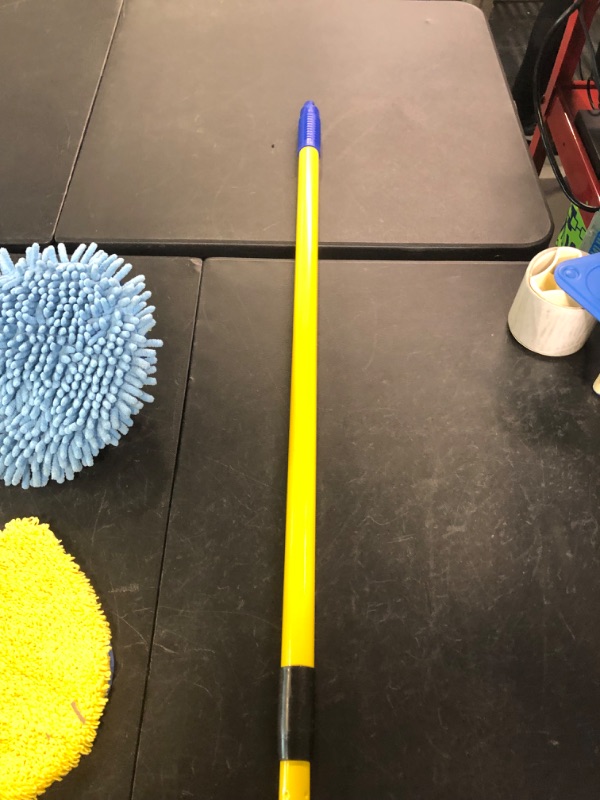 Photo 2 of CHOMP! Long Handle Dust Mop:5 Minute CleanWalls Extendable Wall Washer, Ceiling Cleaner and Baseboard Duster - Telescoping Dry Dust / Wet Wash Cleaning Mop with Washable Microfiber Pad