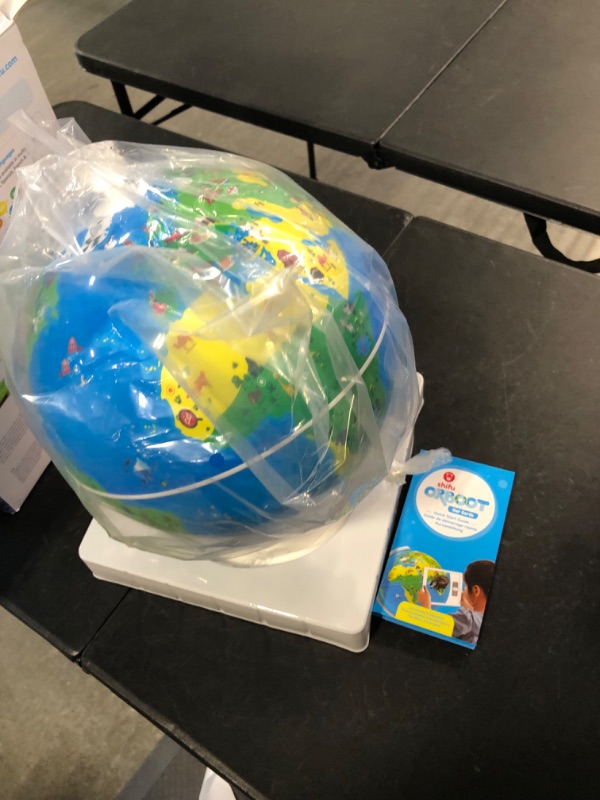 Photo 3 of PlayShifu Educational Globe for Kids - Orboot Earth (Globe + App) Interactive AR World Globe | 400 Wonders, 1000+ Facts | STEM Toy Gifts for Kids 4-10 Years | No Borders, No Names on Orboot Globe
