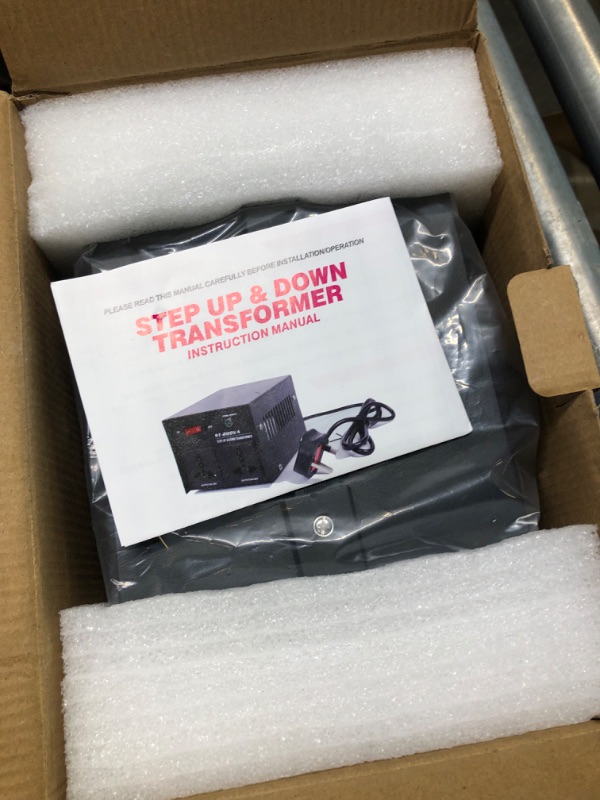 Photo 1 of ZGROCK 1000 Watt Voltage Transformer- Step Up and Down- Circuit Breaker Protection Universal Dual Output Step Up & Step Down Power Transformer 110V to 220V/220V to 110V 1000W