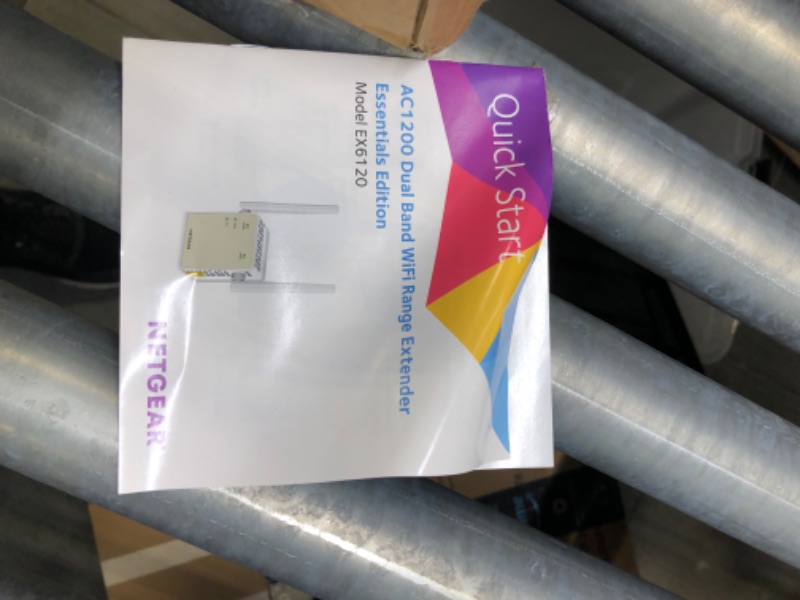 Photo 1 of NETGEAR Wi-Fi Range Extender EX6120 - Coverage Up to 1500 Sq Ft and 25 Devices with AC1200 Dual Band Wireless Signal Booster & Repeater (Up to 1200Mbps Speed), and Compact Wall Plug Design WiFi Extender AC1200