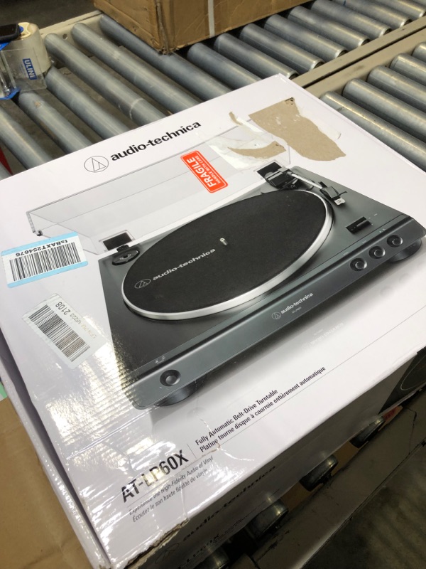 Photo 7 of Audio-Technica AT-LP60X-BK Fully Automatic Belt-Drive Stereo Turntable, Black