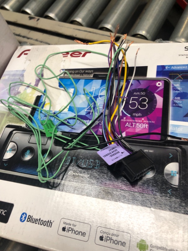 Photo 1 of PIONEER SPH10BT Single-DIN in-Dash Mechless Smart Sync Receiver with Bluetooth