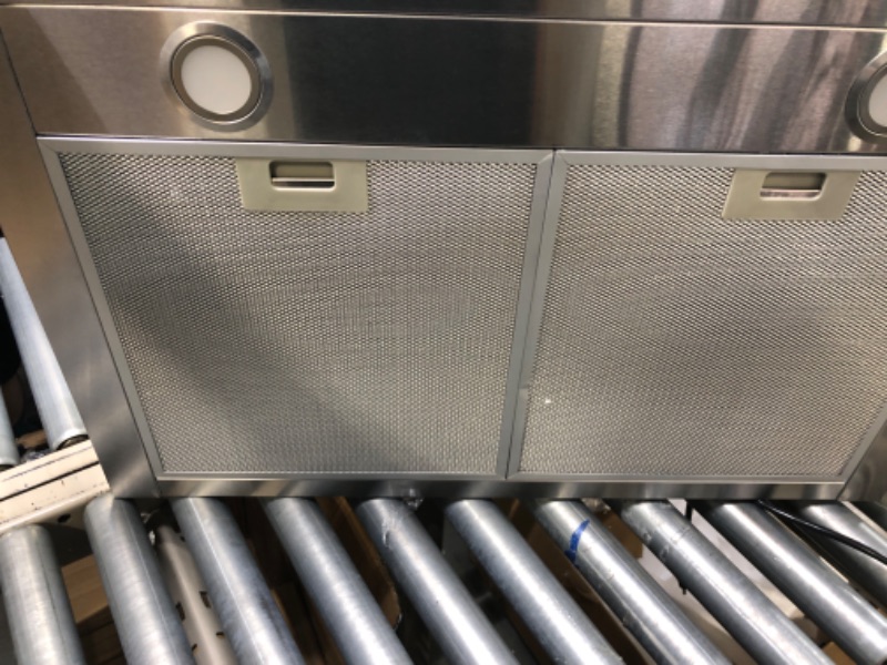 Photo 1 of AROAN 30 inch Under Cabinet Range Hood with 900 CFM, Slim Stainless Steel Vent Hood for Kitchen with 4 Speed Soft Touch Switch, Reusable Aluminum Mesh Filters, Adjustable LED Lights (ANC02-30A)
