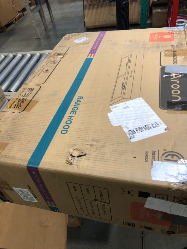 Photo 1 of AROAN 30 inch Under Cabinet Range Hood with 900 CFM, Slim Stainless Steel Vent Hood for Kitchen with 4 Speed Soft Touch Switch, Reusable Aluminum Mesh Filters, Adjustable LED Lights (ANC02-30A)
