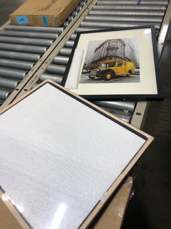 Photo 1 of Art Emotion16x20 Solid Wood Picture Frame with 2MM Reinforced Glass, Frame for Photo, Hangers for Horizontal or Vertical Display (Black, 16x20 with 11x14 Opening Pack of 2) Black 16x20 with 11x14 Opening Pack of 2