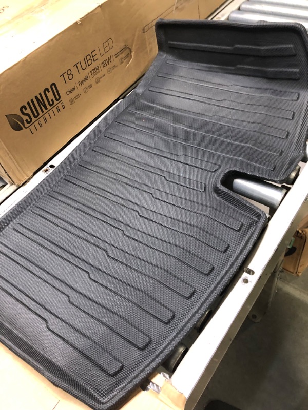 Photo 1 of SUPER LINER Tesla Model Y Floor Mats 7 Seater Full Set,All Weather Waterproof Floor Mats Cargo Frunk Trunk Mats Liners Accessories,Compatible with Model Y 2021 2022 2023 (7 Seater Full Set)