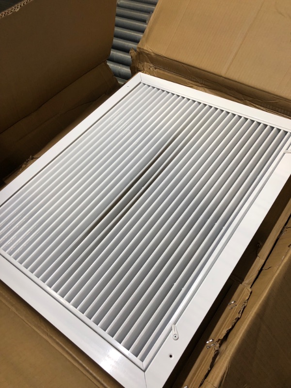 Photo 1 of 21 x 27 return air grille white