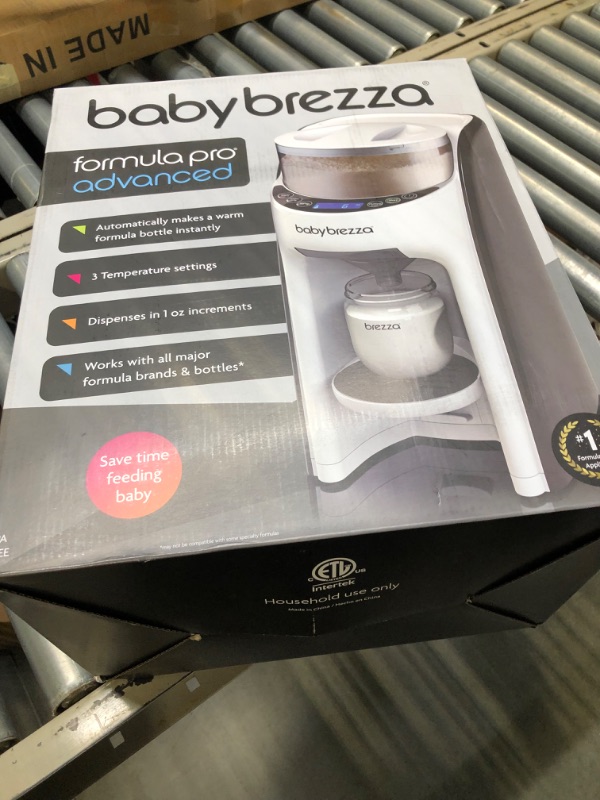 Photo 5 of New and Improved Baby Brezza Formula Pro Advanced Formula Dispenser Machine - Automatically Mix a Warm Formula Bottle Instantly - Easily Make Bottle with Automatic Powder Blending