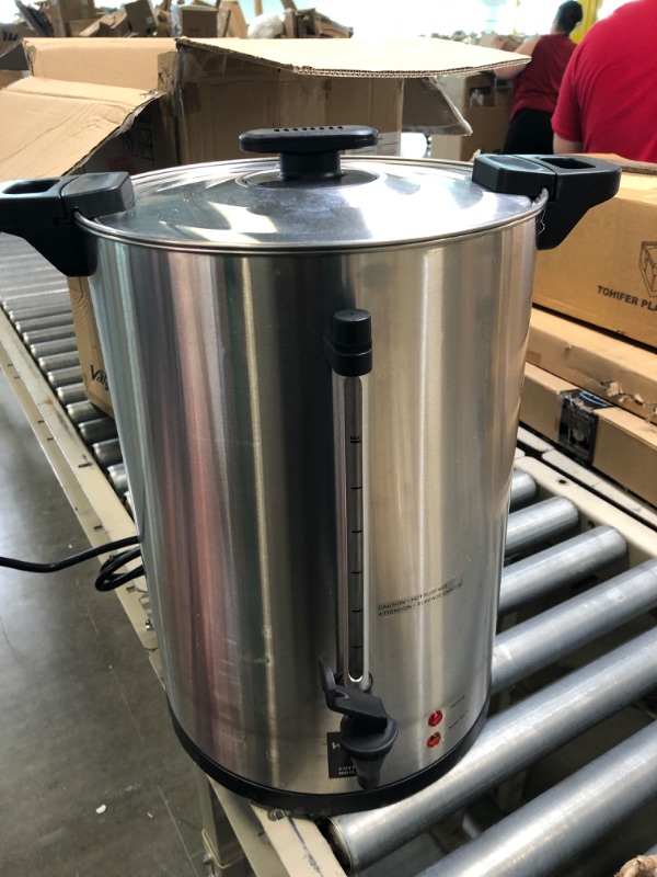 Photo 2 of Valgus Commercial Grade Stainless Steel 55-Cup 8L Coffee Urn with Percolator Coffee Maker Hot Water Urn for Home, Party, Office, Wedding