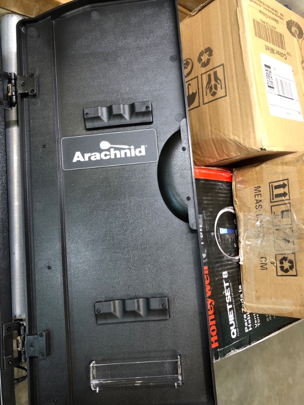 Photo 1 of Arachnid Titanium 5400 Electronic Dartboard and Cabinet, Black