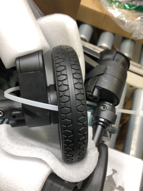 Photo 1 of Mompush Lithe, Lightweight Stroller, Compact One-Hand Fold Luggage-Style Travel Stroller for Airplane Friendly, Reclining Seat and XL Canopy, with Rain Cover & Travel Carry Bag & Cup Holder Sage