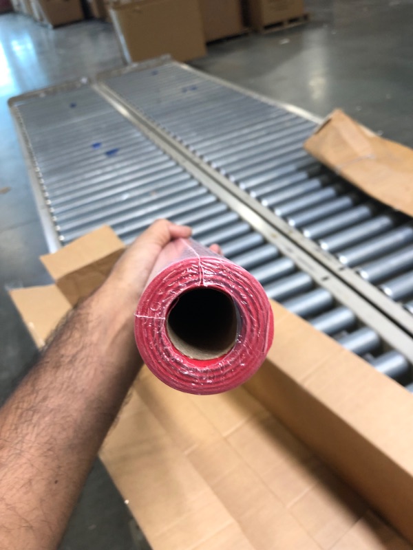 Photo 1 of RUSPEPA Kraft Paper Roll - 30 inches x 32.8 feet - Recyclable Paper Perfect for Wrapping, Craft, Packing, Floor Covering, Dunnage, Parcel, Table Runner (Red)