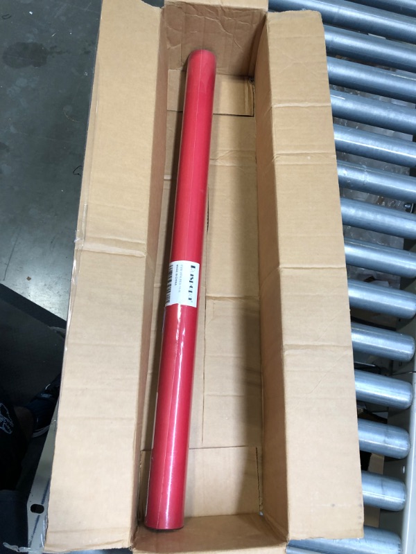 Photo 1 of RUSPEPA Kraft Paper Roll - 30 inches x 32.8 feet - Recyclable Paper Perfect for Wrapping, Craft, Packing, Floor Covering, Dunnage, Parcel, Table Runner (Red)