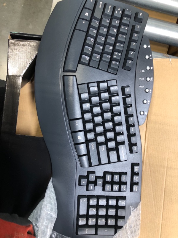 Photo 3 of Wireless Ergonomic Keyboard with Gel Wrist Rest Bundle