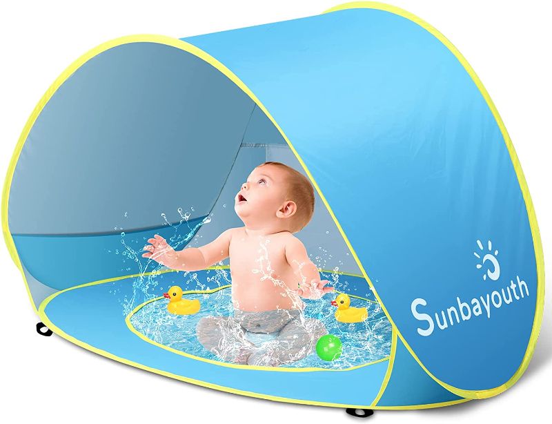 Photo 1 of Sunba Youth Baby Pool Tent, UV Protection Infant Pop Up Sun Shelters Shade
