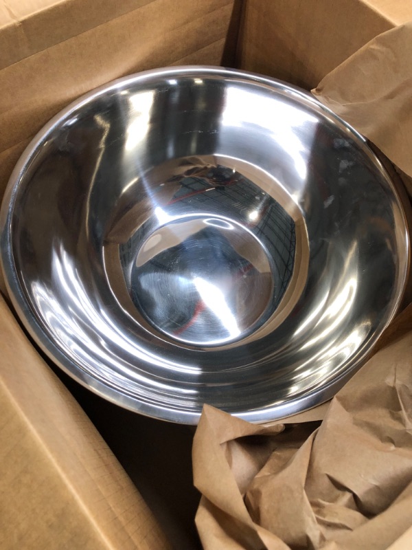 Photo 3 of 20 Qt. Stainless Steel Mixing Bowl