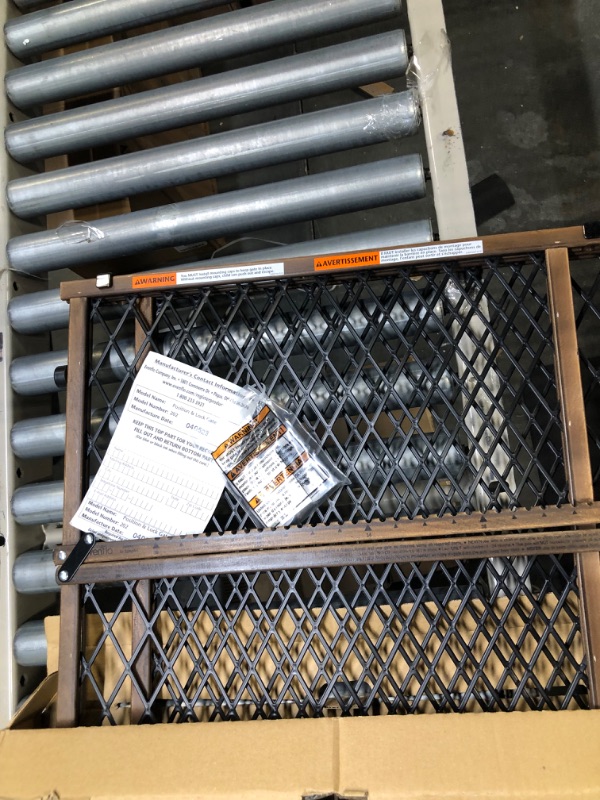 Photo 1 of Position & Lock Baby Gate, Pressure-Mounted, Farmhouse Collection
