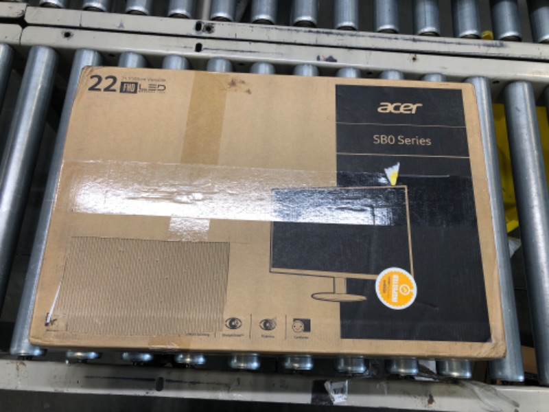 Photo 2 of Acer 21.5 Inch Full HD (1920 x 1080) IPS Ultra-Thin Zero Frame Computer Monitor (HDMI & VGA Port), SB220Q bi