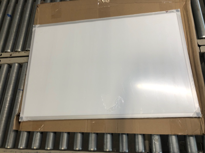 Photo 1 of VIZ-PRO Magnetic Dry Erase Board, 36 X 24 Inches, Silver Aluminium Frame