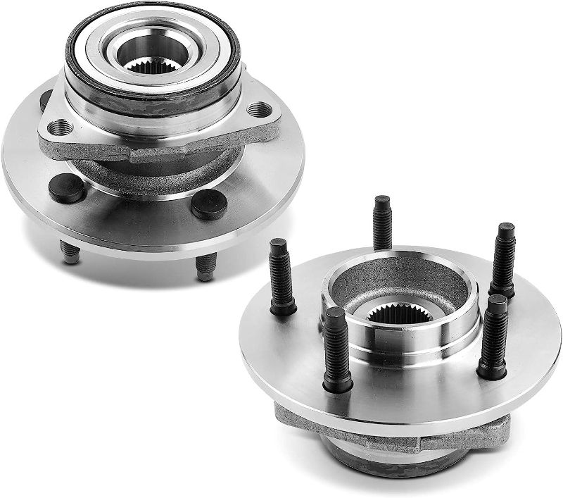 Photo 1 of A-Premium 2 x Front Wheel Bearings and Hub Assembly Compatible with Ford F-150 1997 1998 1999, 4WD, 2-Wheel ABS, w/ABS 5-Lug, Replace # 515017
