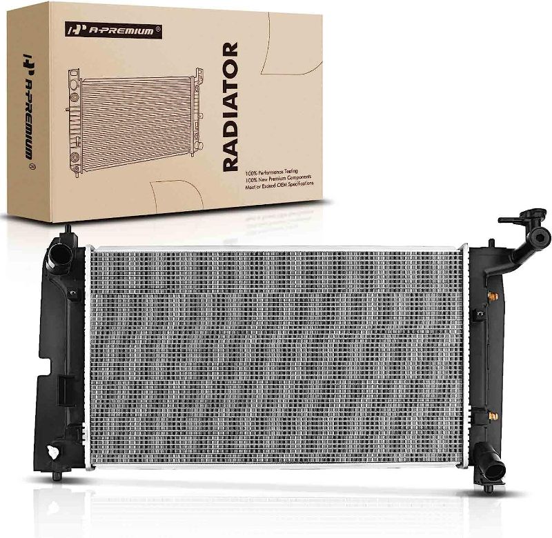 Photo 1 of A-Premium Engine Coolant Radiator Assembly - Compatible with Toyota & Pontiac Models - Corolla, Matrix, Vibe - 2003-2008 - L4 1.8L - Auto Trans - Replace# 164000D230, 2428
