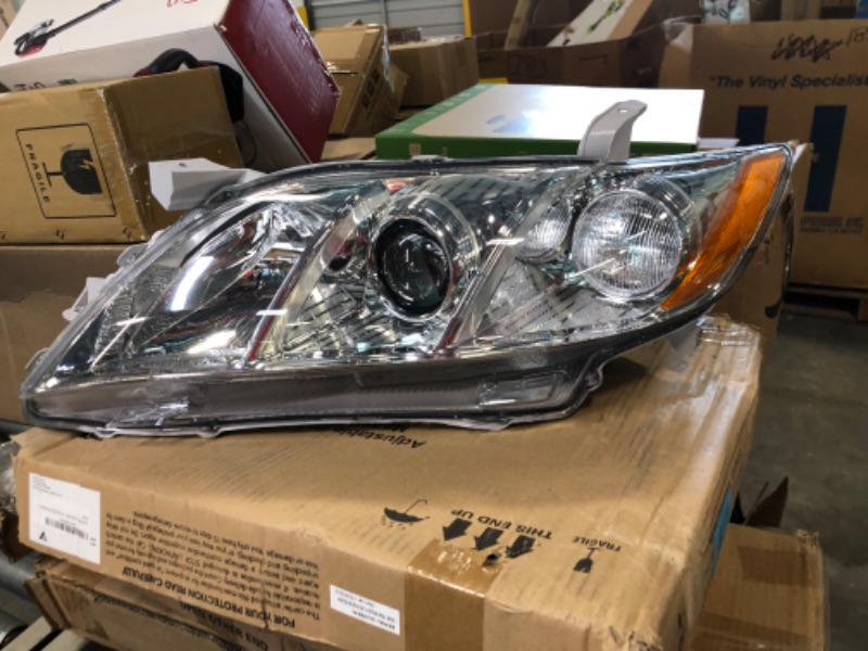 Photo 4 of Headlight Assembly Compatible with 2007 2008 2009 Toyota Camry Passenger and Driver Side
