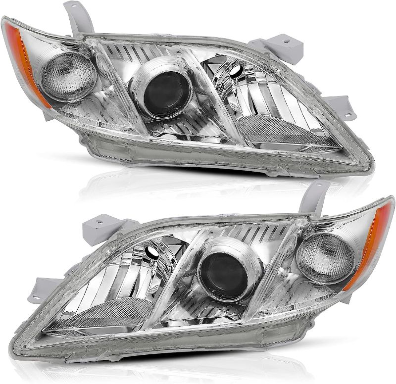 Photo 1 of Headlight Assembly Compatible with 2007 2008 2009 Toyota Camry Passenger and Driver Side
