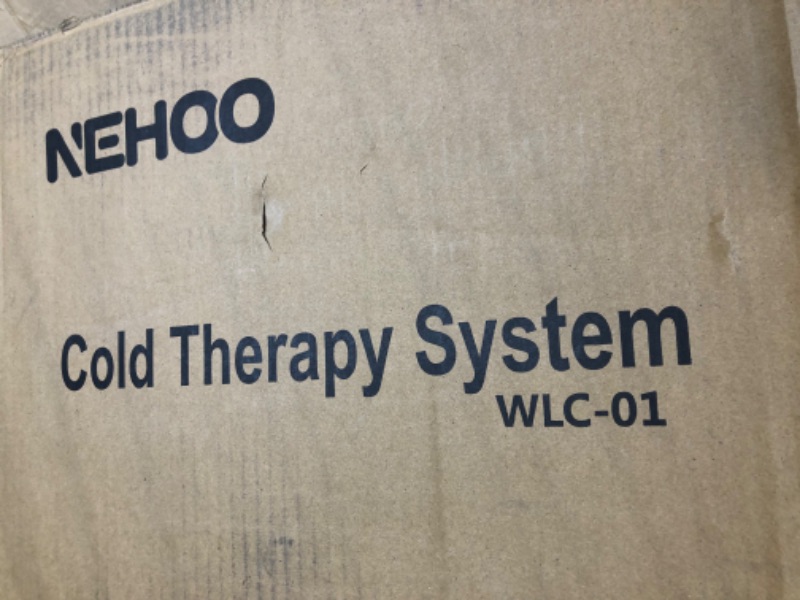 Photo 2 of NEHOO Cold Therapy System, Low Noise Ice Therapy Machine, Post-Surgery Continuous Cryotherapy Cold Pack, Universal Pad for Knee, Ankle, Cervical, Back, Leg and Hip WLC-01