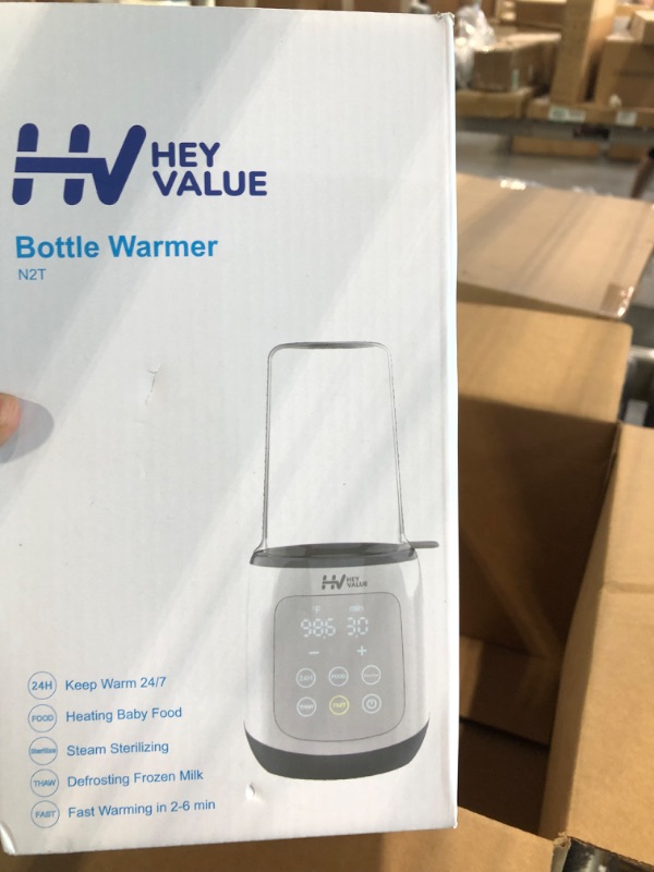 Photo 1 of Bottle Warmer, Baby Bottle Warmer 7-in-1 Fast Baby Food Heater&Thaw BPA-Free Milk Warmer with LCD Display Accurate Temperature Control for Breastmilk or Formula