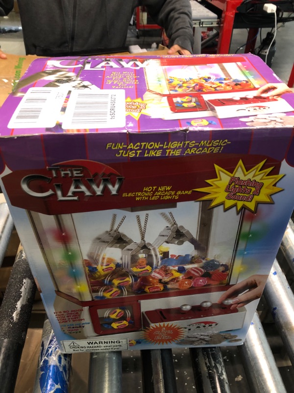 Photo 1 of Etna The Claw Toy Grabber Machine with Lights & Sounds - Electronic Claw Toy Grabber Machine, Animation, 6 Animal Plush & Authentic Arcade Sounds for Exciting Play – with Volume Control Switch