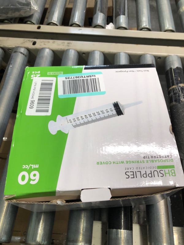 Photo 1 of 60ml Syringe Catheter Tip Sterile with Covers - 25 Syringes by BH SUPPLIES - (No Needle) Individually Sealed - Multiple use Applications. Feeding, Dispensing, Lip Gloss and Many Other uses