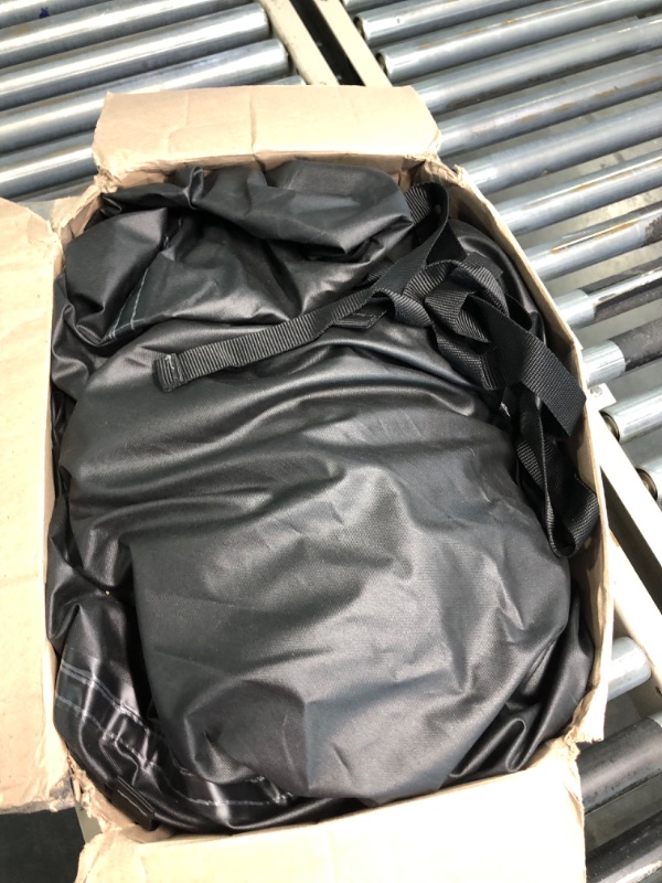 Photo 1 of Boat Cover, Heavy Duty Waterproof Trailerable Boat Cover, Mancro 17-19ft UV Resistant Marine Grade Outboard Cover Compatible for Bass Boat, Fits Bayliner Tri-Hull V-Hull Fishing Runabout Boat, Black