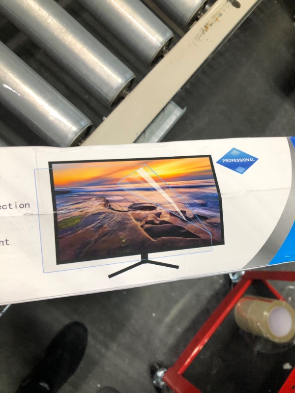 Photo 1 of 65 Inch TV Screen Protector, Frosted Anti Glare/Anti Blue Light/Dustproof Filter Film, Protect Your Eyes for SHARP, SONY, SAMSUNG, Hisense, LG Etc - 65Inch (1432 * 803mm)