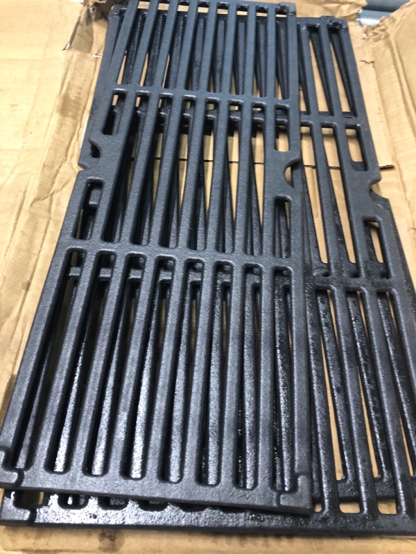 Photo 4 of 18 Inch Grill Grates for Charbroil Performance 4 Burner 463377017, 463347017, 463376018P2, 463376117, 463377117, 463673617 475 Cart Liquid Propane Gas Grill, 5 Burner 463347519 Cooking Grid Parts 18 x 25"