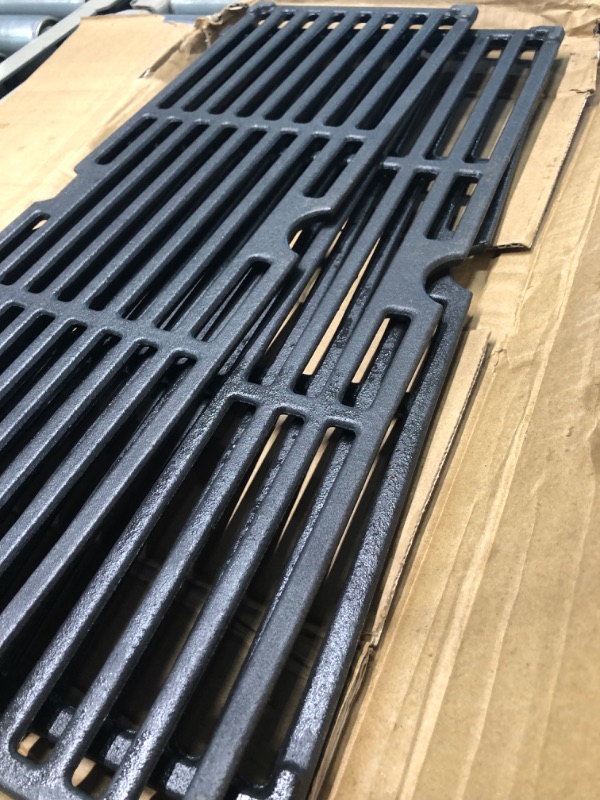 Photo 3 of 18 Inch Grill Grates for Charbroil Performance 4 Burner 463377017, 463347017, 463376018P2, 463376117, 463377117, 463673617 475 Cart Liquid Propane Gas Grill, 5 Burner 463347519 Cooking Grid Parts 18 x 25"