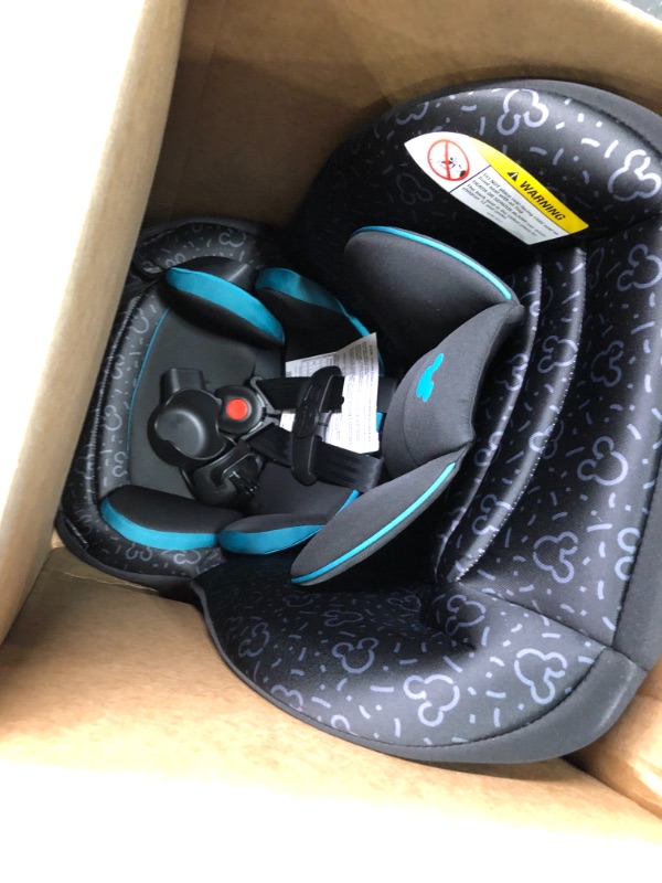 Photo 3 of Disney Baby Jive 2 in 1 Convertible Car Seat,Rear-Facing 5-40 pounds and Forward-Facing 22-65 pounds, Mickey Teal