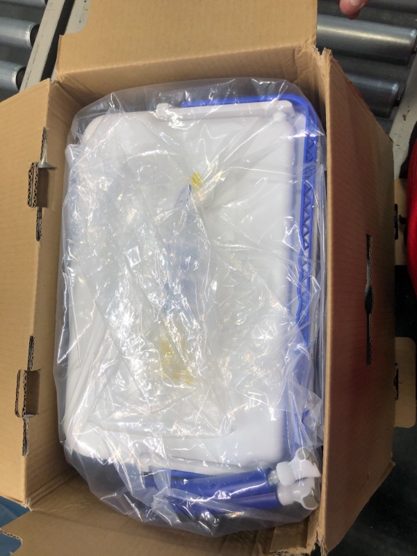 Photo 1 of Brace Direct Blue Ice Cold Therapy Circulation Machine with Universal Pad- Back, Knee, Hip, Shoulder, Ankle- Quiet Cryotherapy Pain Relief for Post Surgical, Arthritis, and Swelling